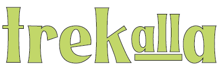 green logo spelling out "trekalla" with the "all" underlined