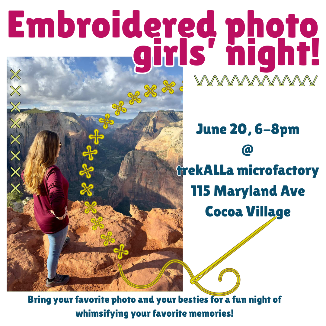 Embroidered photo workshop