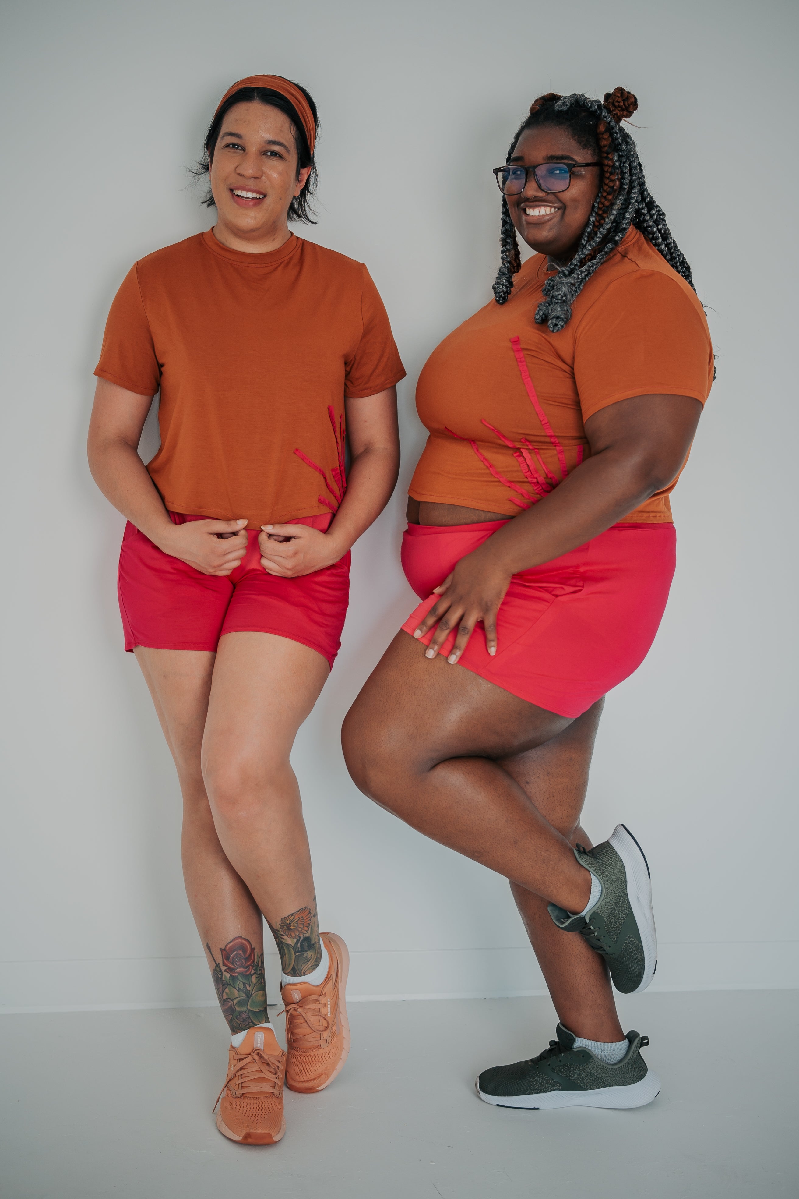 Coral tee