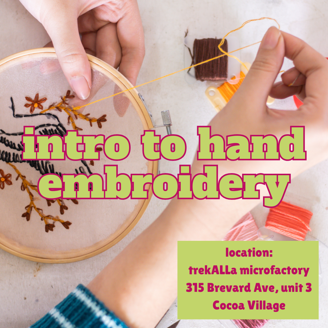 Intro to Hand Embroidery Intensive